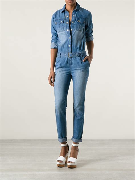 michael kors jeans 22438mk|michael kors jean jumpsuit.